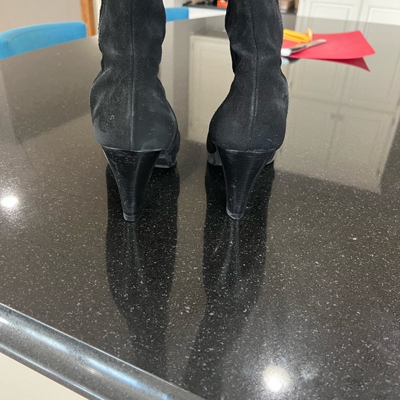 La Canadienne Mazy Tall Black Suede Boots - Picture 6 of 6